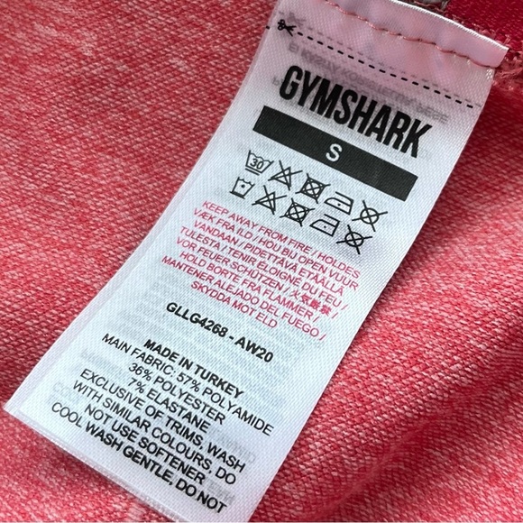 Gymshark • Flex Low Rise Leggings Light Red/Pink - Picture 6 of 10